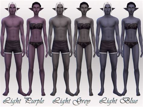 9 dark elf skintones by notegain at mod the sims sims 4 updates