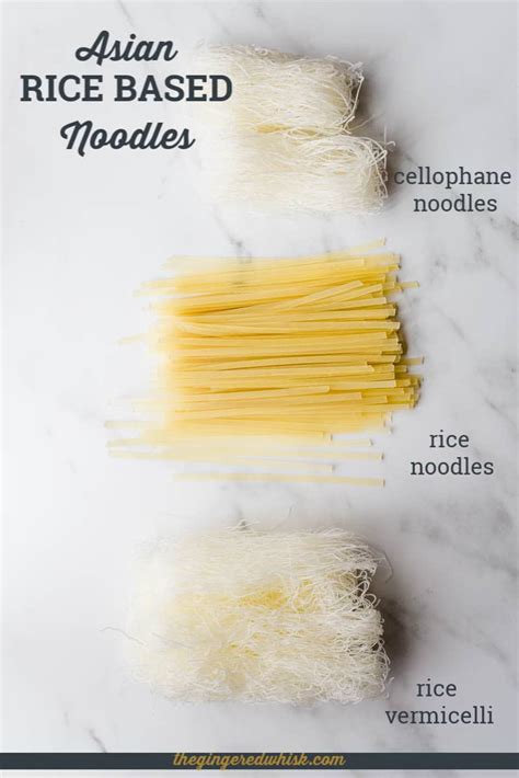 Types Of Asian Noodles
