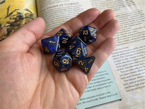 Polyhedral Dice Set Divination Dnd Dice Set Dungeons Etsy