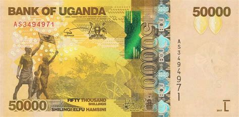 Check spelling or type a new query. RealBanknotes.com > Uganda p54d: 50000 Shillings from 2017