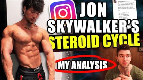 jon skywalker s steroid cycle my analysis youtube