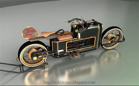 Race Cars And Airplanes Inspired This Steampunk