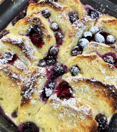 Blueberry Bread Pudding Cookingwithdfg