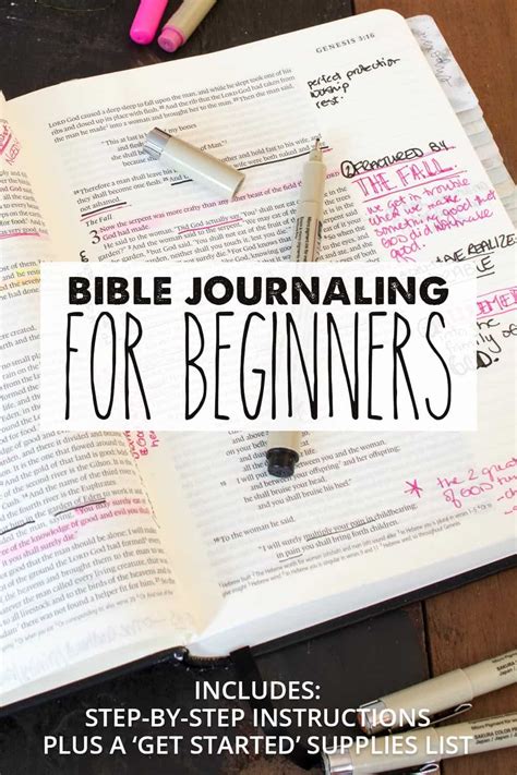 Bible Journaling For Beginners Cozy Living Ideas