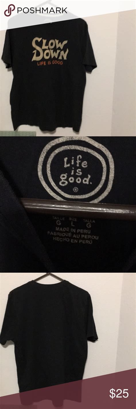 Life Is Good Graphic Tee Size L Cool Shirts Graphic Tees Tees