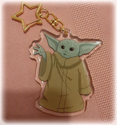 Baby Yoda Keychain Etsy
