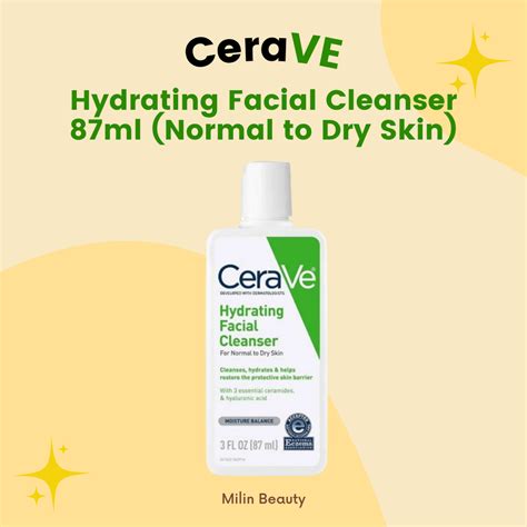 Cerave Hydrating Facial Cleanser 87ml Milin Beauty