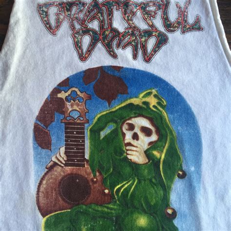 Hand Distressed One Of A Kind Grateful Dead Cropped Muscle Tank Top