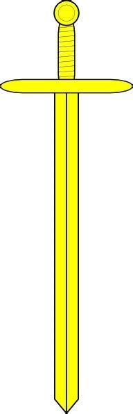 Yellow Sword Clip Art Free Vector In Open Office Drawing Svg Svg