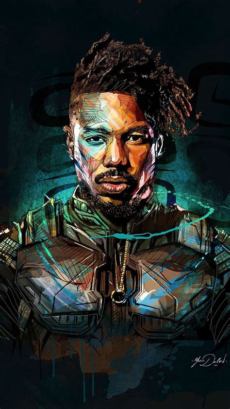 Tons of awesome erik killmonger wallpapers to download for free. Fan Art Iphone Black Panther Wallpaper Hd