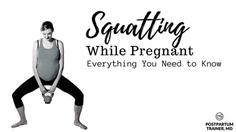 Squatting While Pregnant Everything You Need To Know Postpartum Trainer Md