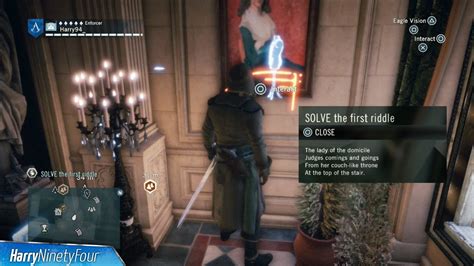 Assassins Creed Unity Riddles Assassin S Creed Unity Solve The First