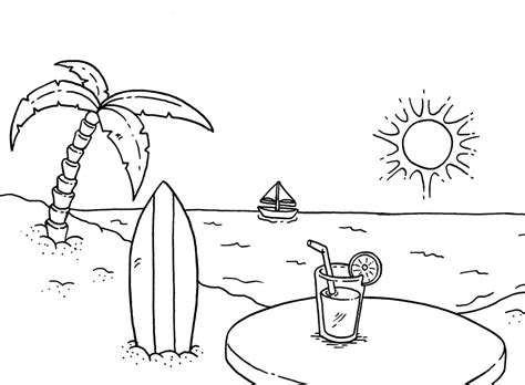 You're going to have a blast coloring all these advanced coloring pages of summer. Summer Themed Coloring Page - Coloring Home