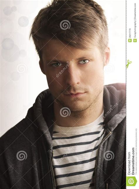 Young Man Face Stock Photo Image Of Beauty Confident 26217770 In