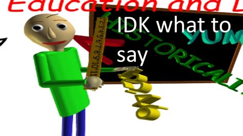 Thats Me Baldis Basics In Education And Learning Youtube
