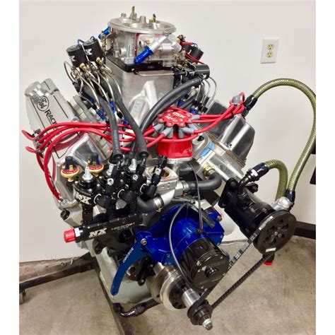Small Block Ford 438 Chi Pro Series Headed 3 Stage Nitrous Engine 140