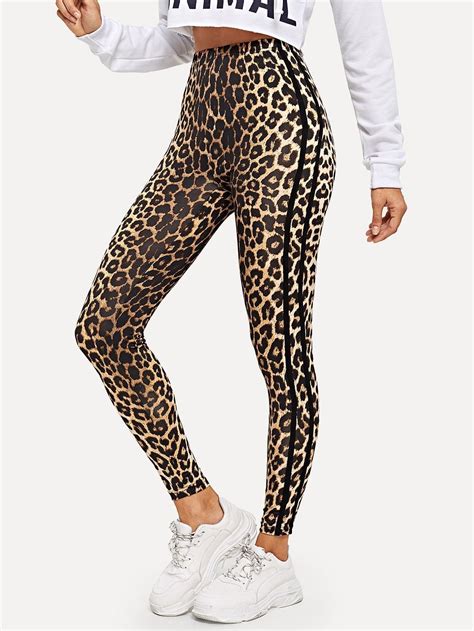 Spandex Leggings Leopard Printable