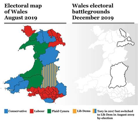 General Election 2019 Welsh Labour Heartlands That Could Decide Election Mapped Uk News