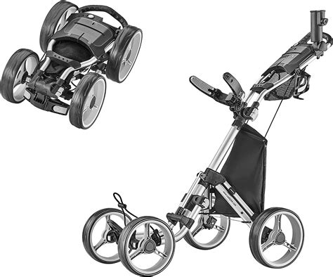 Caddytek Explorer V8 Superlite 4 Wheel Golf Push Cart Deals
