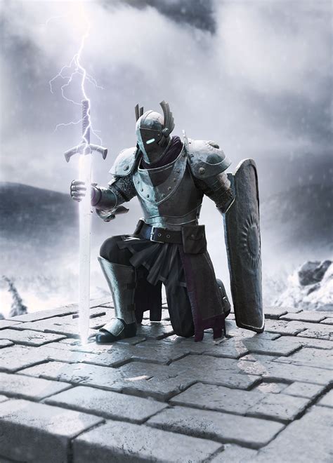 3d Knight Concept Knight Fantasy Armor Fantasy Character Design