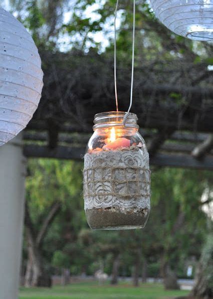 How To Make Mason Jar Lanterns Make Life Lovely Candle Diy Mason