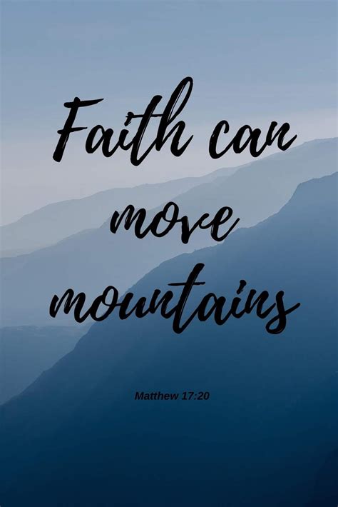 Faith Can Move Mountains Joanna White