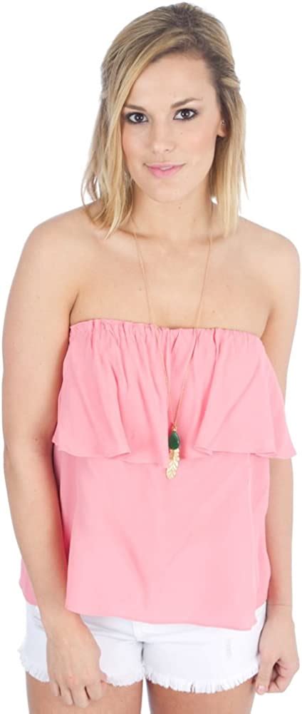 Sis Sis Summer Love Strapless Top At Amazon Womens Clothing Store