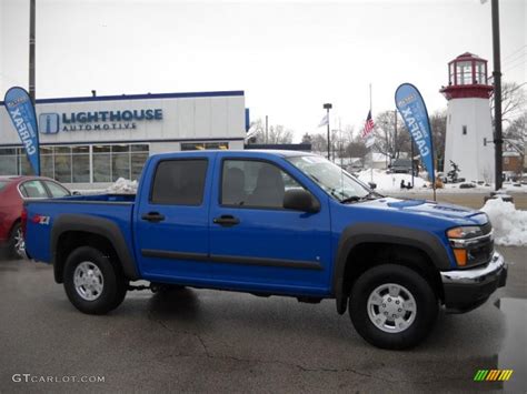 2007 Pace Blue Chevrolet Colorado Lt Crew Cab 4x4 27449743 Photo 5