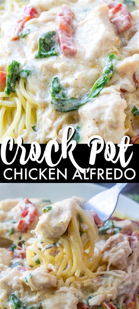 Crock Pot Chicken Alfredo Chicken Crockpot Recipes Crockpot Chicken