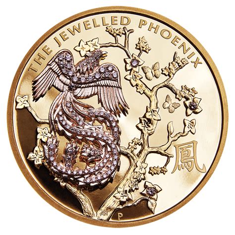 Jewelled Phoenix Coin Linneys Jewellery