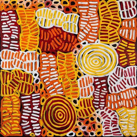 Betty Mbitjana Awelye And Bush Melon Aboriginal Art Aboriginal