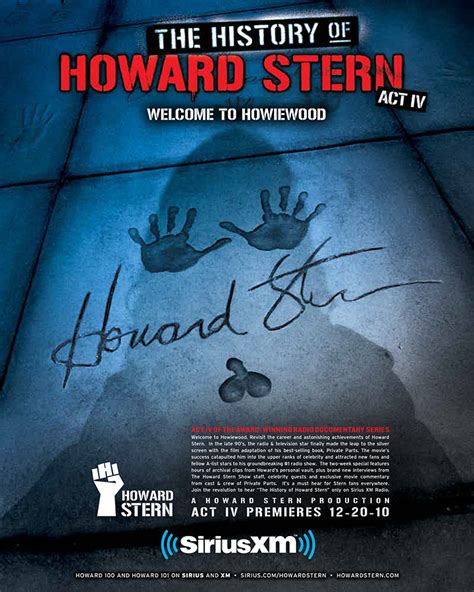 The History Of Howard Stern Act Iv Poster 2010 Howard Stern Howard Stern Show Acting
