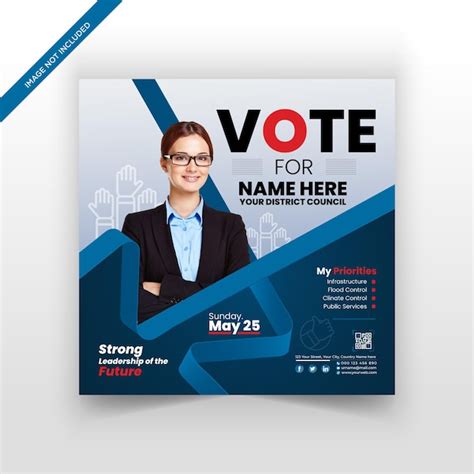 Premium Vector Political Election Social Media Post And Web Banner Or