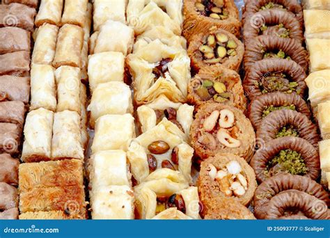 Oriental Sweets Stock Image Image Of Dough East Baklava 25093777