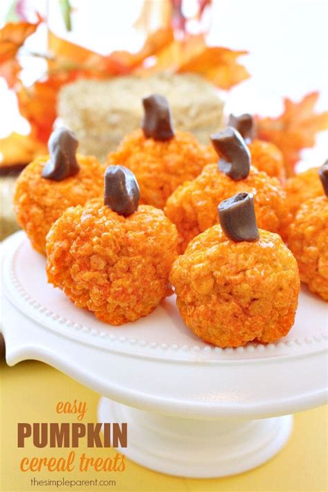 When purchasing canned pumpkin for your cat or dog, stick to plain pumpkin with no added spices or sugar. Rice Krispies Pumpkin Treats • The Simple Parent