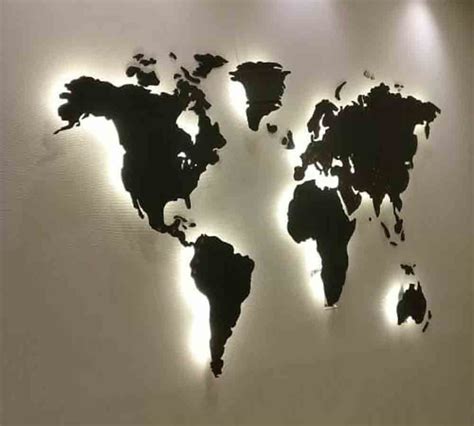 Home Decor World Map Wall Sticker 12w At Rs 700sq Ft In Bengaluru