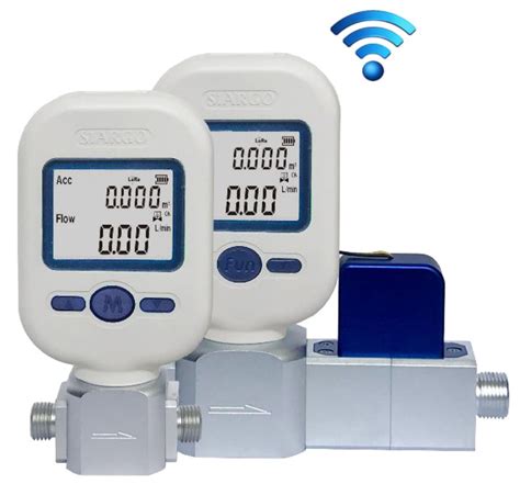 Thermal Mass Gas Flow Meter With Valve Optional Dn6 0 20 Slpm