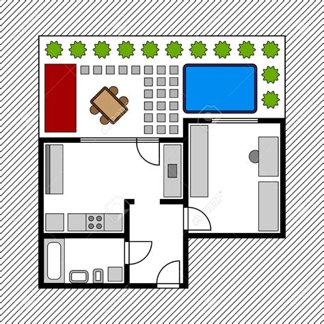 House Floor Plan Clipart Floorplansclick