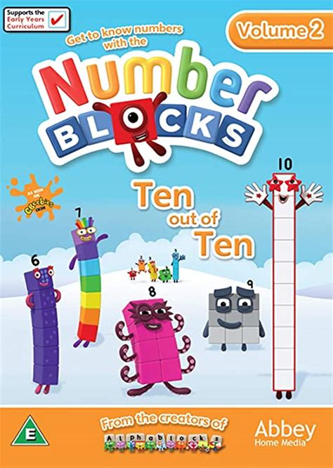 Numberblocks Ten Out Of Ten Dvd Uk Dvd And Blu Ray