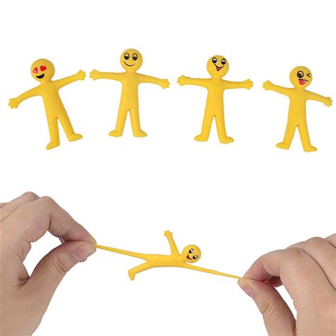 Tik Tok Hot Selling The Yellow Little Man Decompression Toy New Pulled And Stretched Mini Toys
