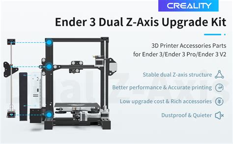 Creality Official Ender 3 Dual Z Axis Upgrade Kit 42 34 Stepper Motor Included For Ender3