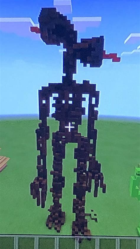 My Siren Head Build In Minecraft Rminecraftbuilds