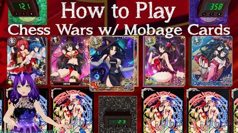 How To Play High School Dxd Chess Wars With Mobage Cards Youtube