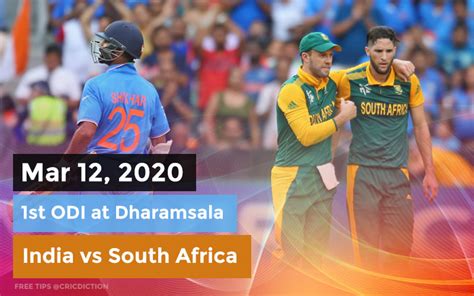 Today Cricket Match Prediction, India vs South Africa, 1st ODI. Who ...