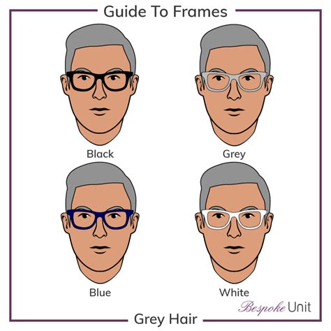 what color eyeglass frames go with white hair ~ best design ideas