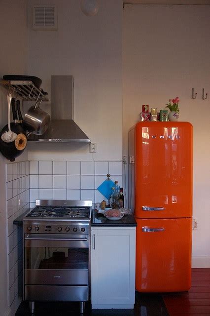 15 Best Images About Ode To An Orange Smeg Fridge On