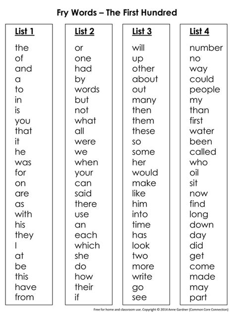 Fry Sight Words Assessment Letter Words Unleashed Exploring The