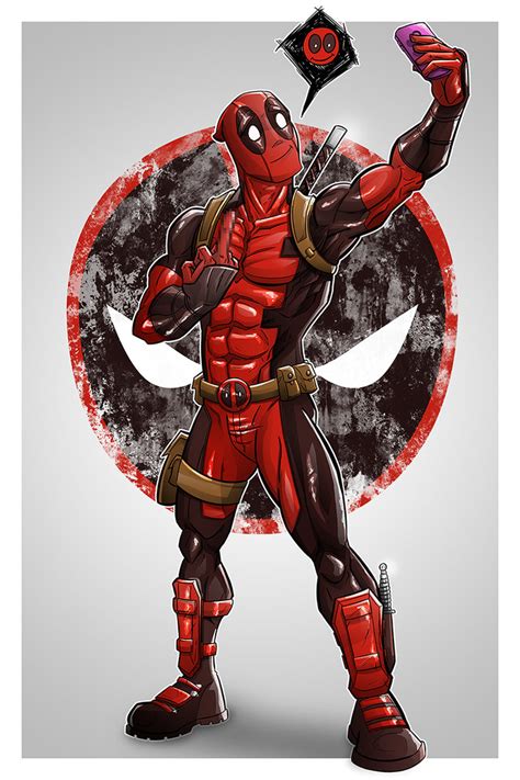 Check out my super heroes & villains playlist for more of your favourite characters. Deadpool en fan art | Cult'n'Click