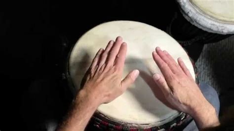 Djembe Lessons The Bass Tone From How To Play The Djembe For