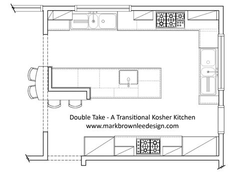 Kitchen Island Floor Plans